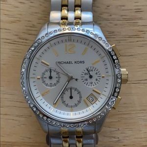 Michael Kors gold/silver colored watch